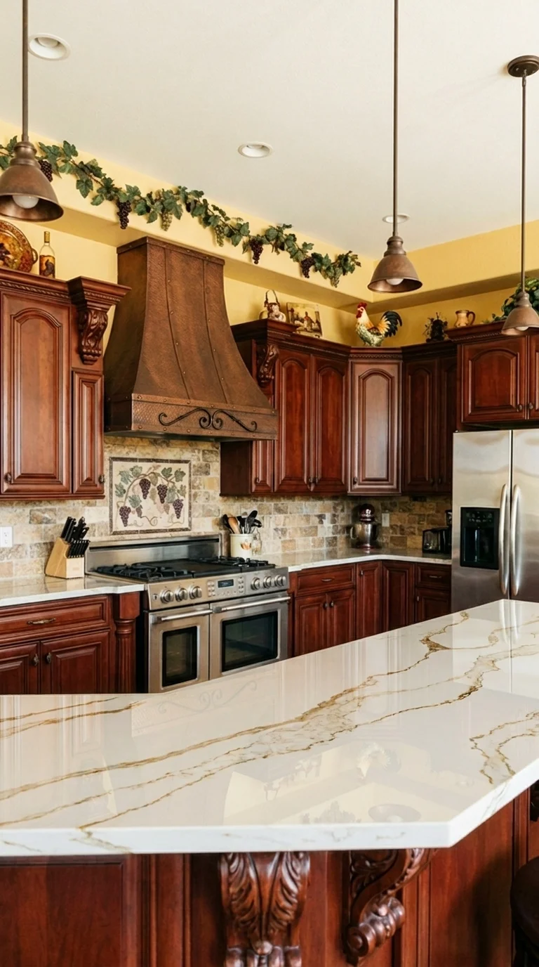 White & Gold lab stone countertop after resurfacing in a Phoenix home