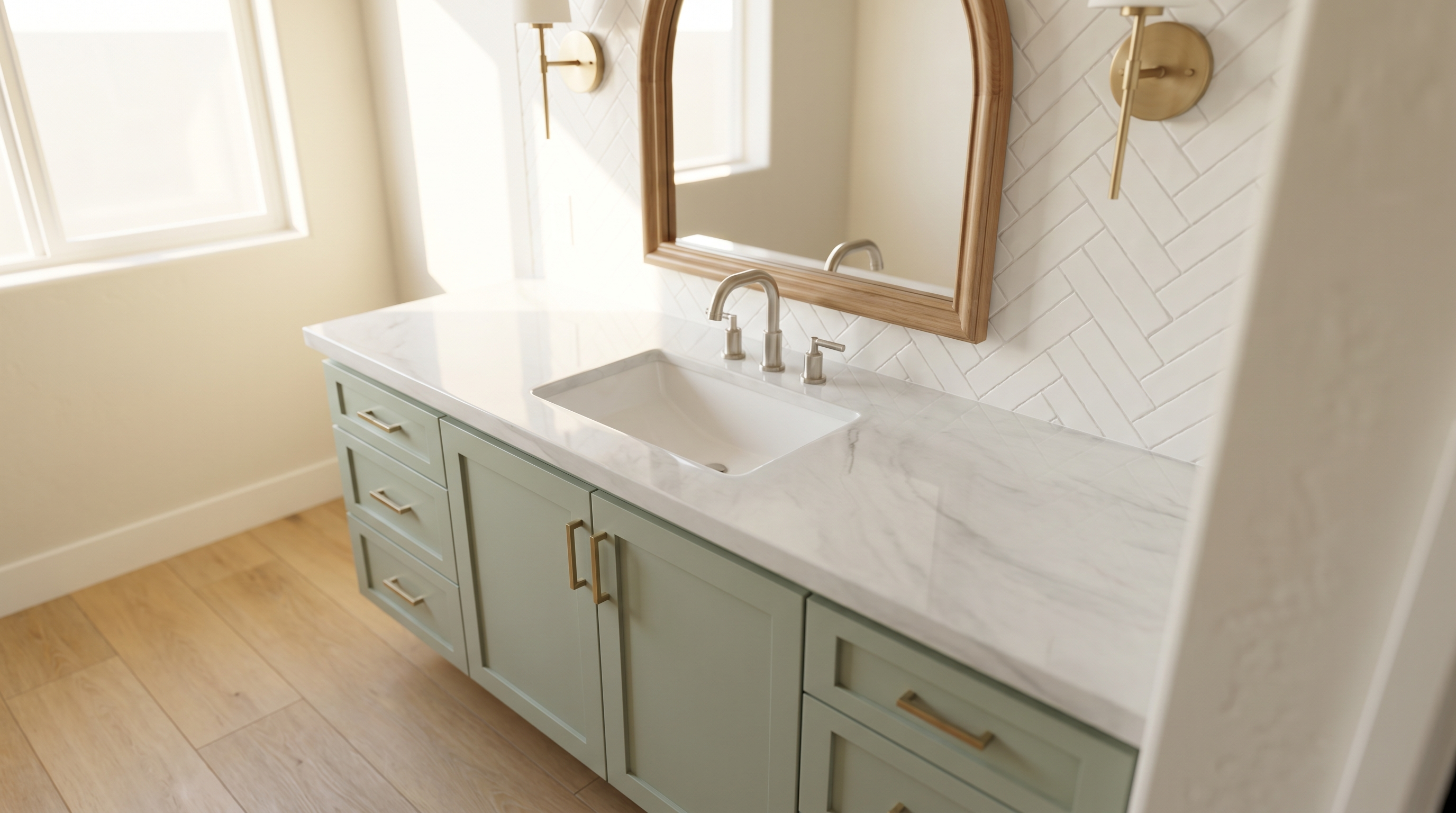 Soft Carrara + Sage detail, Sun City West