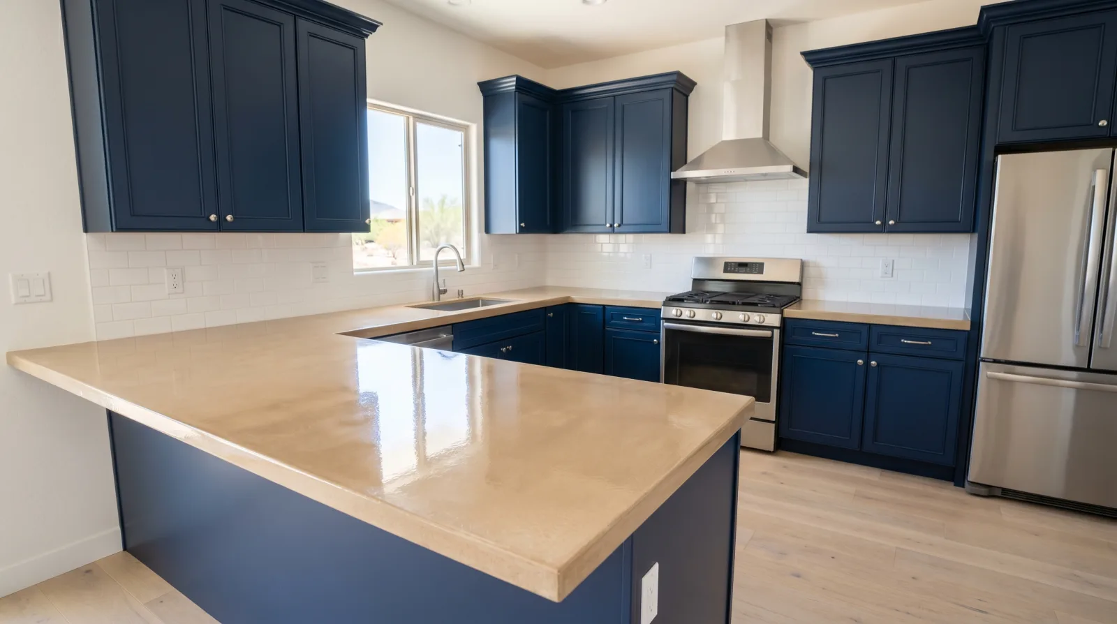 Pure Sand + Navy detail, Fountain Hills